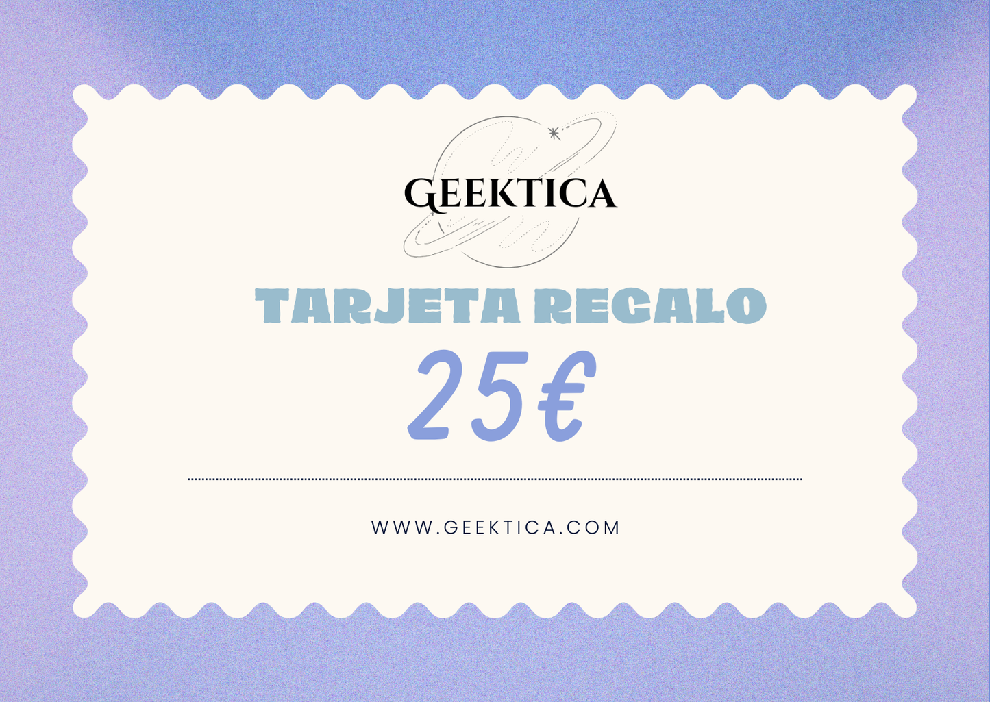 Tarjeta Regalo Geektica