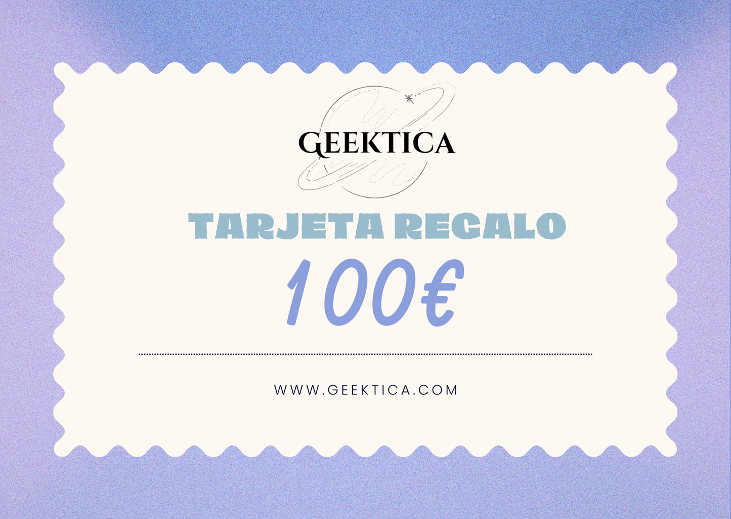 Tarjeta Regalo Geektica