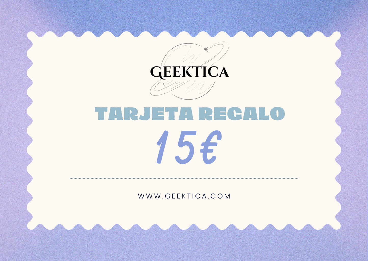 Tarjeta Regalo Geektica