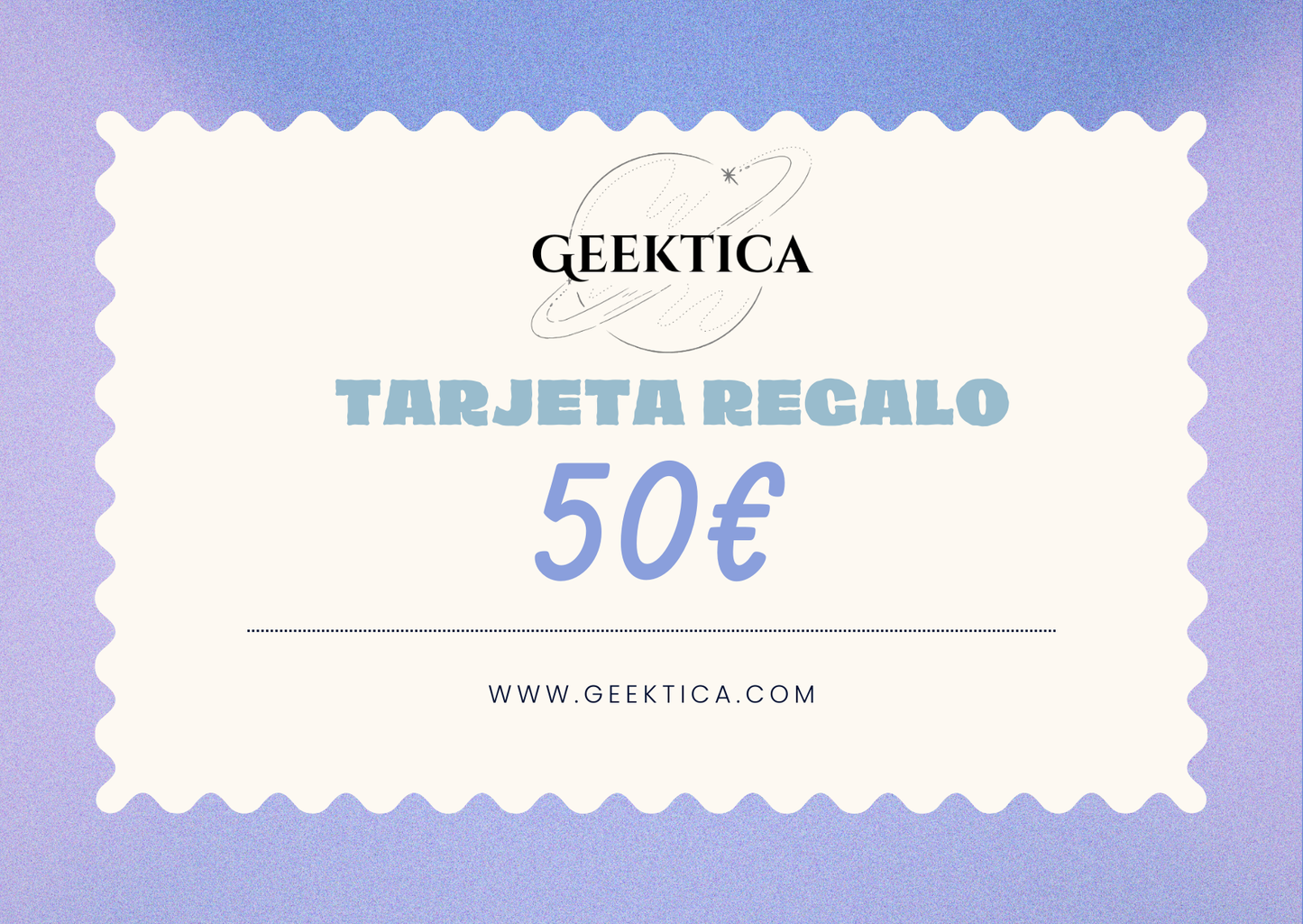 Tarjeta Regalo Geektica